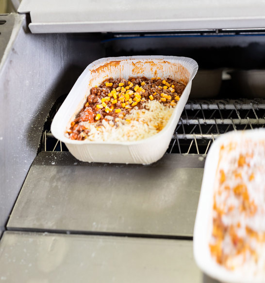 Freezing Ready Meal Outfeed