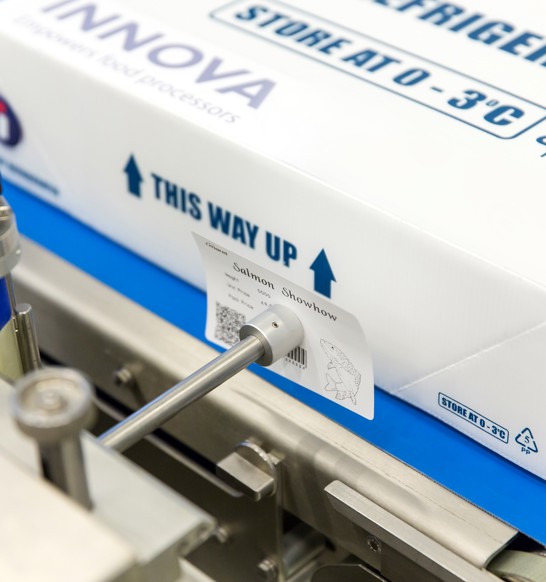 Ls40 Labeller Packing lines for processors of plant-based food | JBT Marel