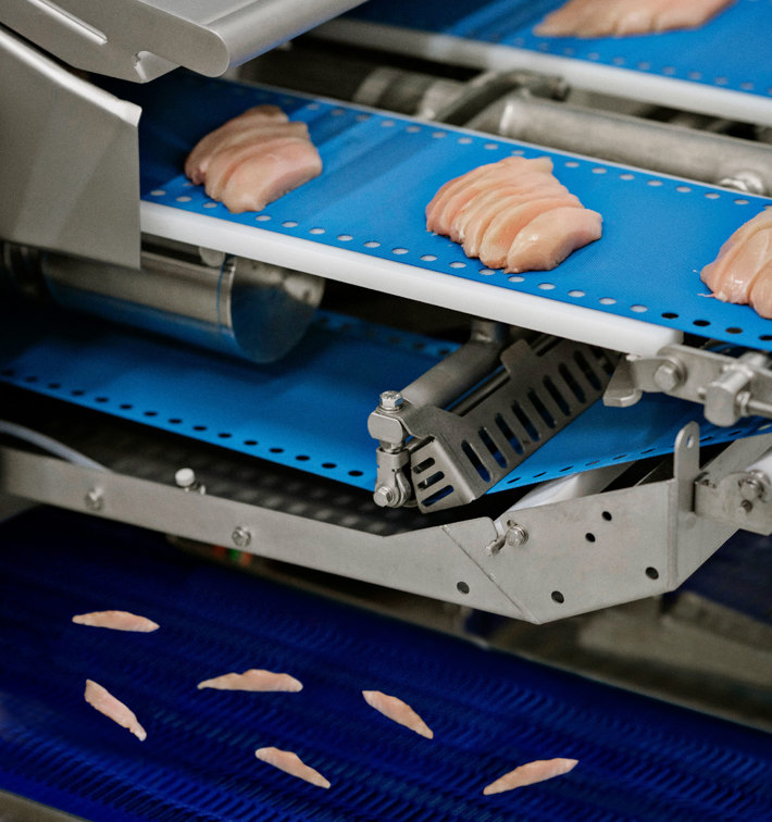 I-Cut 122 TrimSort poultry portion cutter