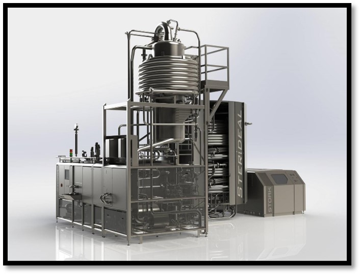 Figure 1 : JBT Marel UHT Skid with Homogenizer
