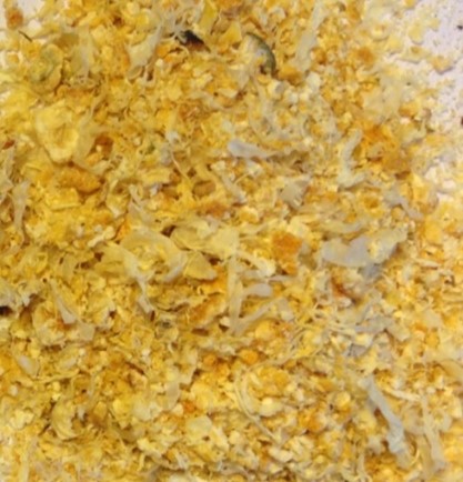 Dried lemon peel pectin flakes