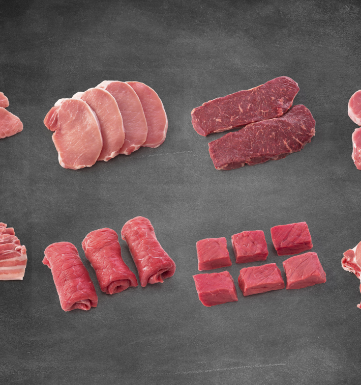 Fixed-weight portions V-Cut