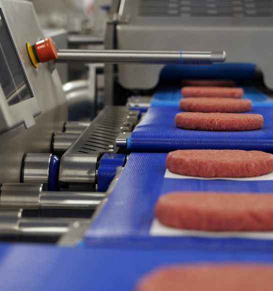 Burger Product Handling Underleaver