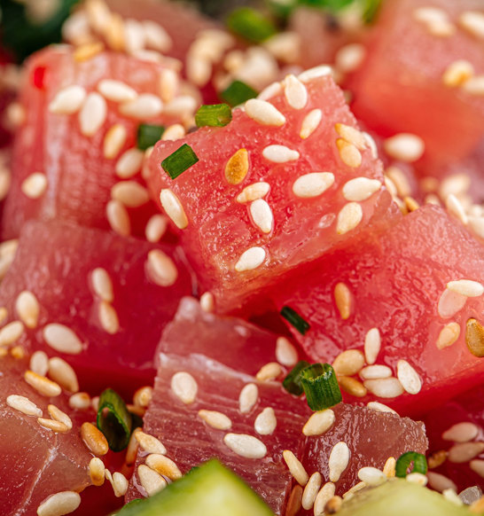Poke Bowl Tuna Dices